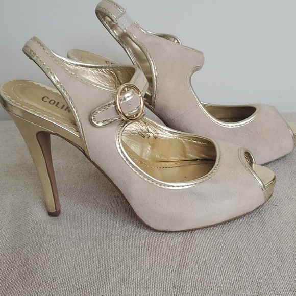 Women's Colin Stuart 6M high shoes Peek a toe - Picture 3 of 5